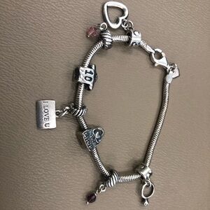 Kay’s Jewelers purchased RCI charm bracelet with 7 charms